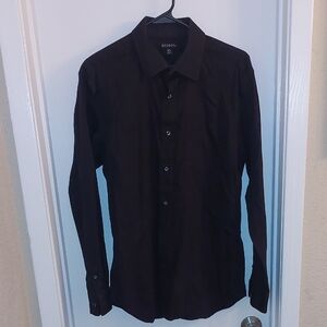 George Black Dress Shirt Classic Formal Style